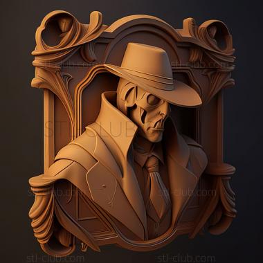 3D модель St Ghost Trick Phantom Detective игра (STL)